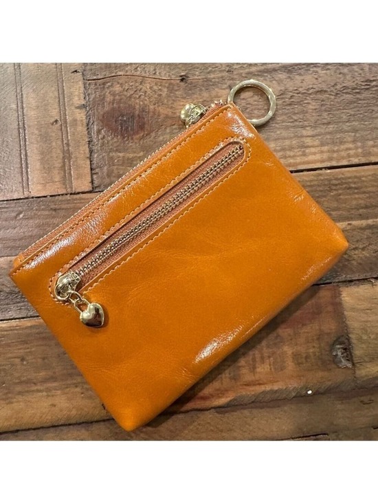 Handbag Crave Handbags - Handbag Crave Audrey Waxed Leather Wallet Keychain NWOT